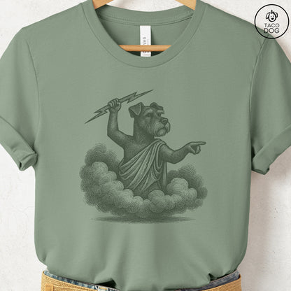 Schnauzer Zeus T-Shirt Sage S Taco-Dog