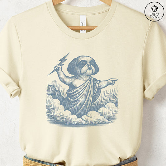 Shih Tzu Zeus T-Shirt Natural S Taco-Dog