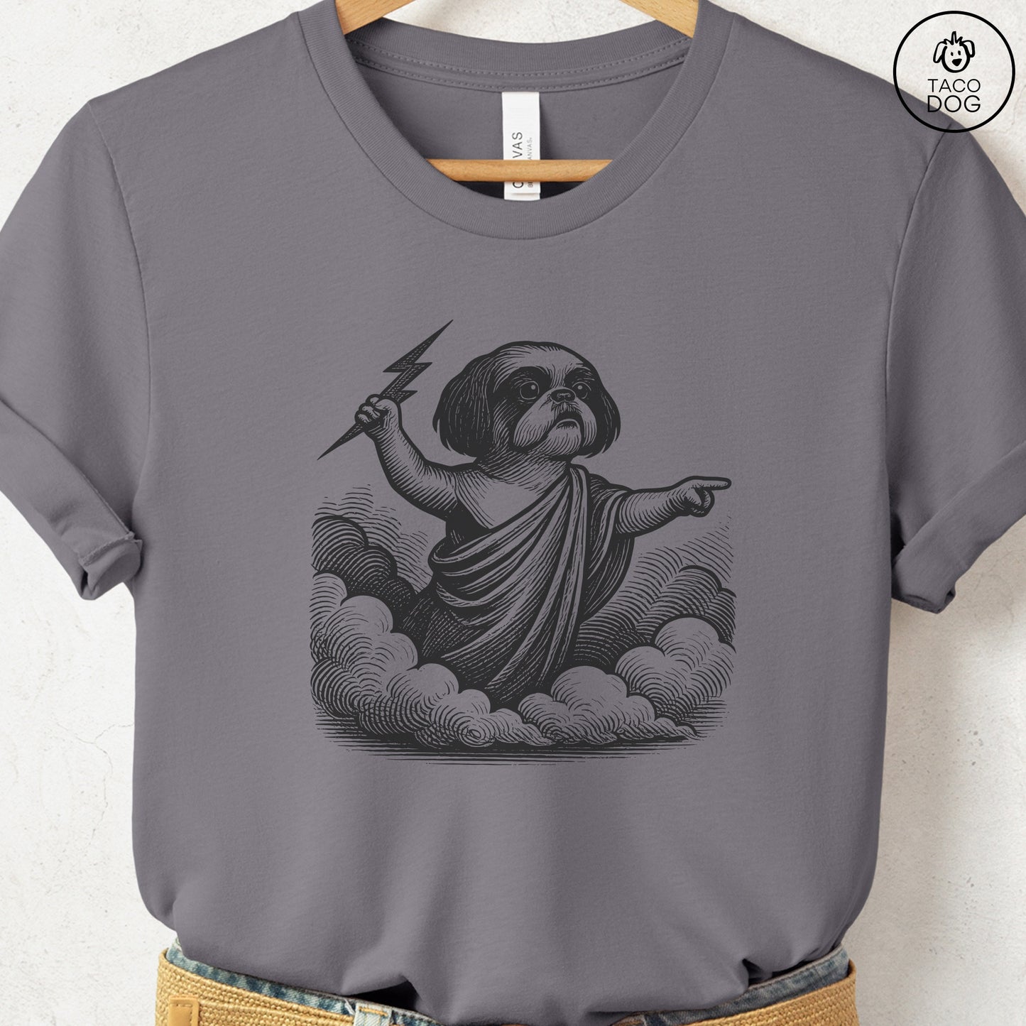Shih Tzu Zeus T-Shirt Storm S Taco-Dog